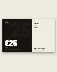 Gift card — €25