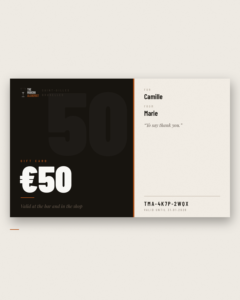 Gift card — €50