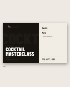 Cocktail masterclass